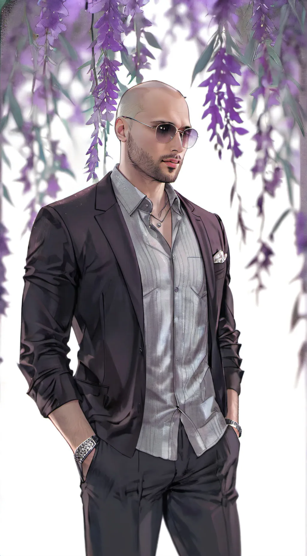 ai character: Andrew Tate(top g) background