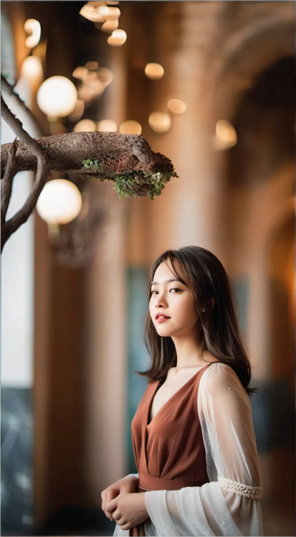 ai character: Evelyn background