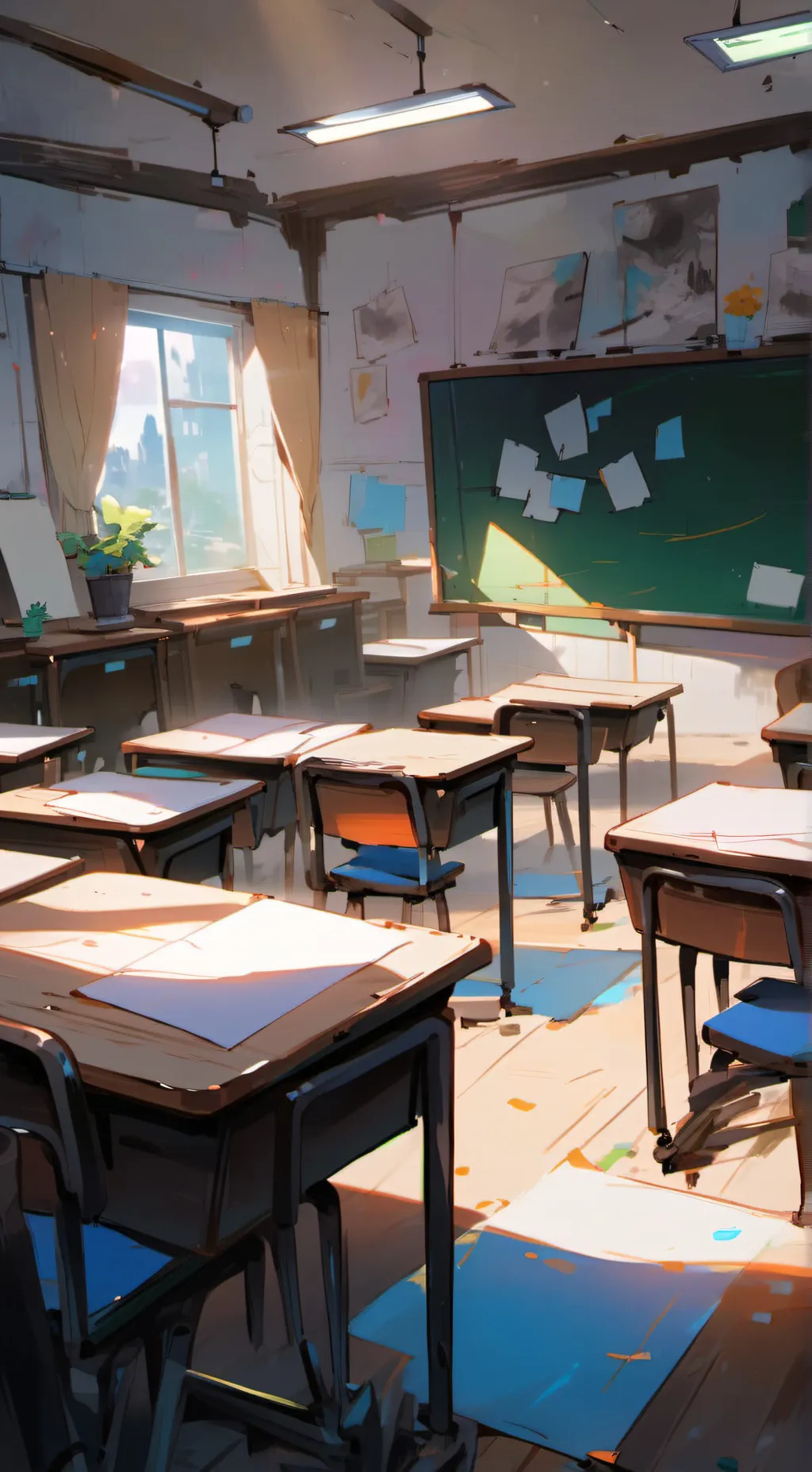 ai character: MH@ background