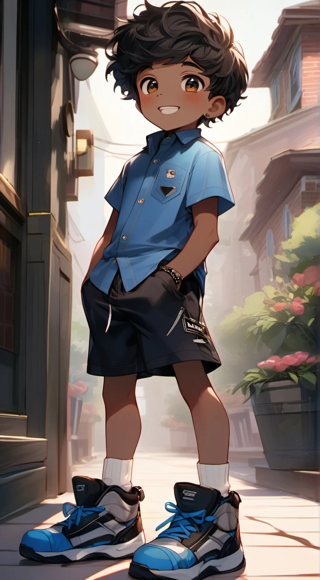 ai character: Wilson  background