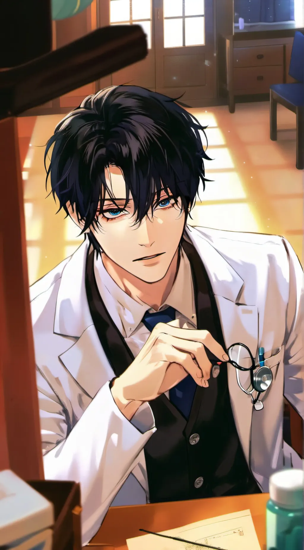 ai character: 卜康禹 background