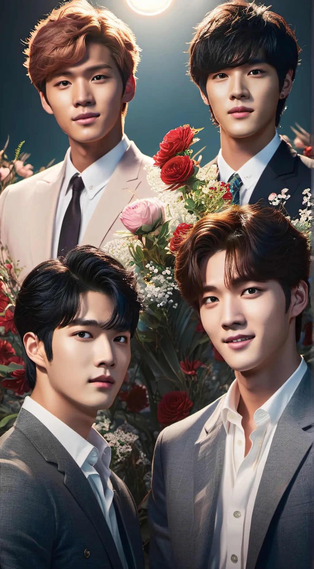 ai character: boys over flowers  background