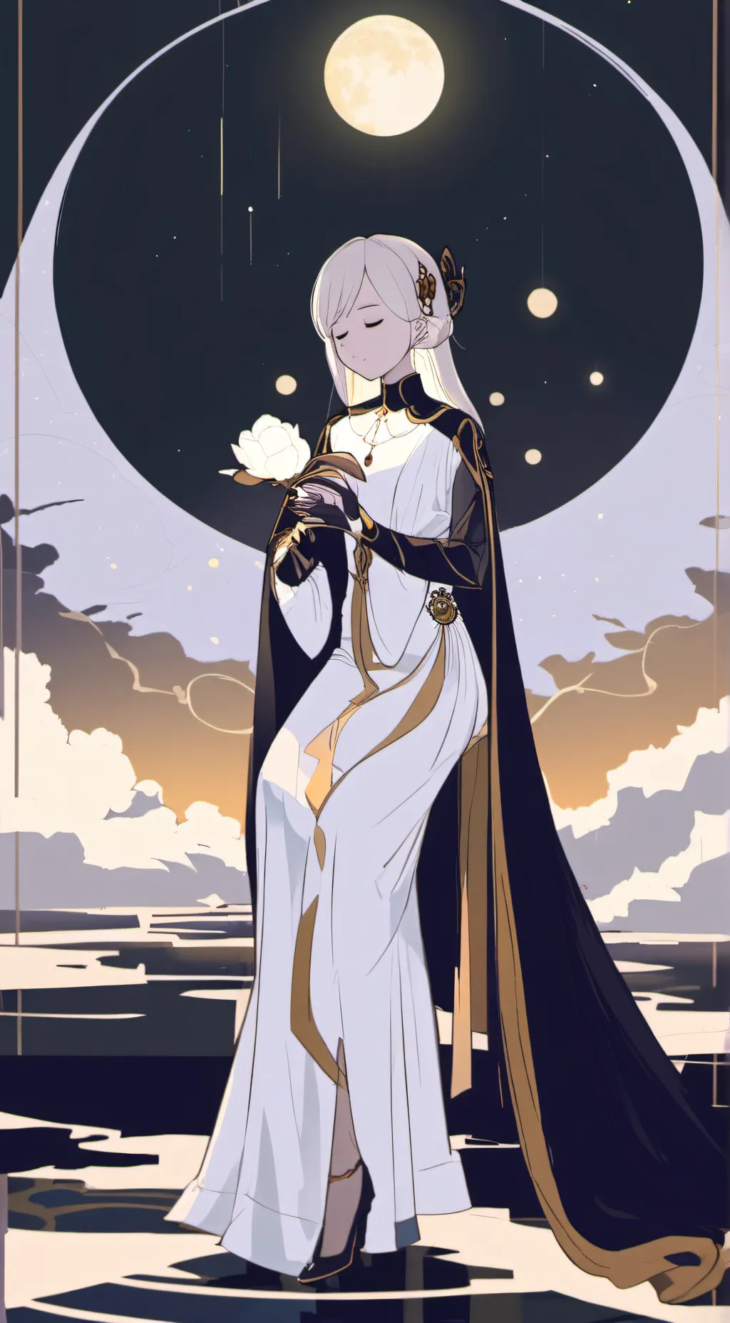 ai character: 🪷~Helper~💫 background