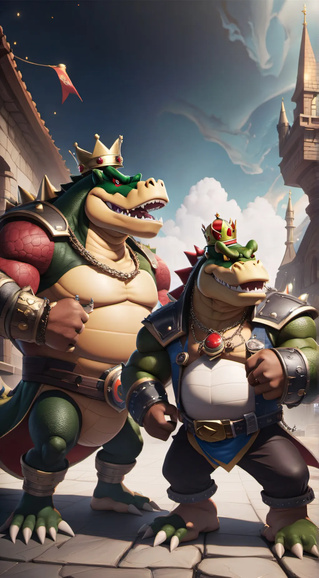 Talkie AI - Chat with Bowser and K. Rool