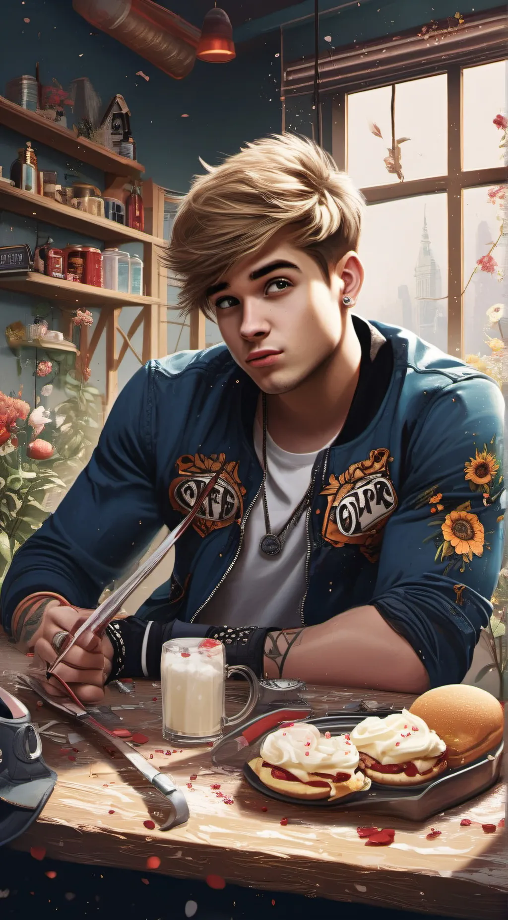 ai character: kai background