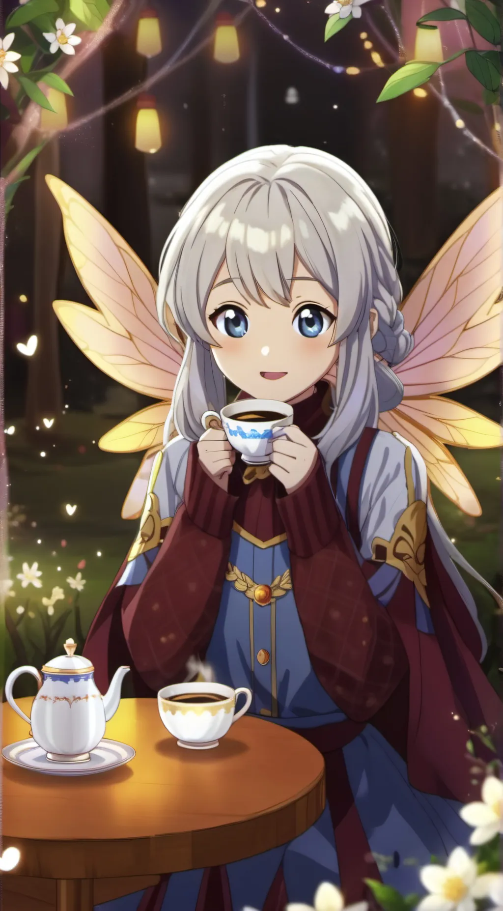 ai character: fae  background