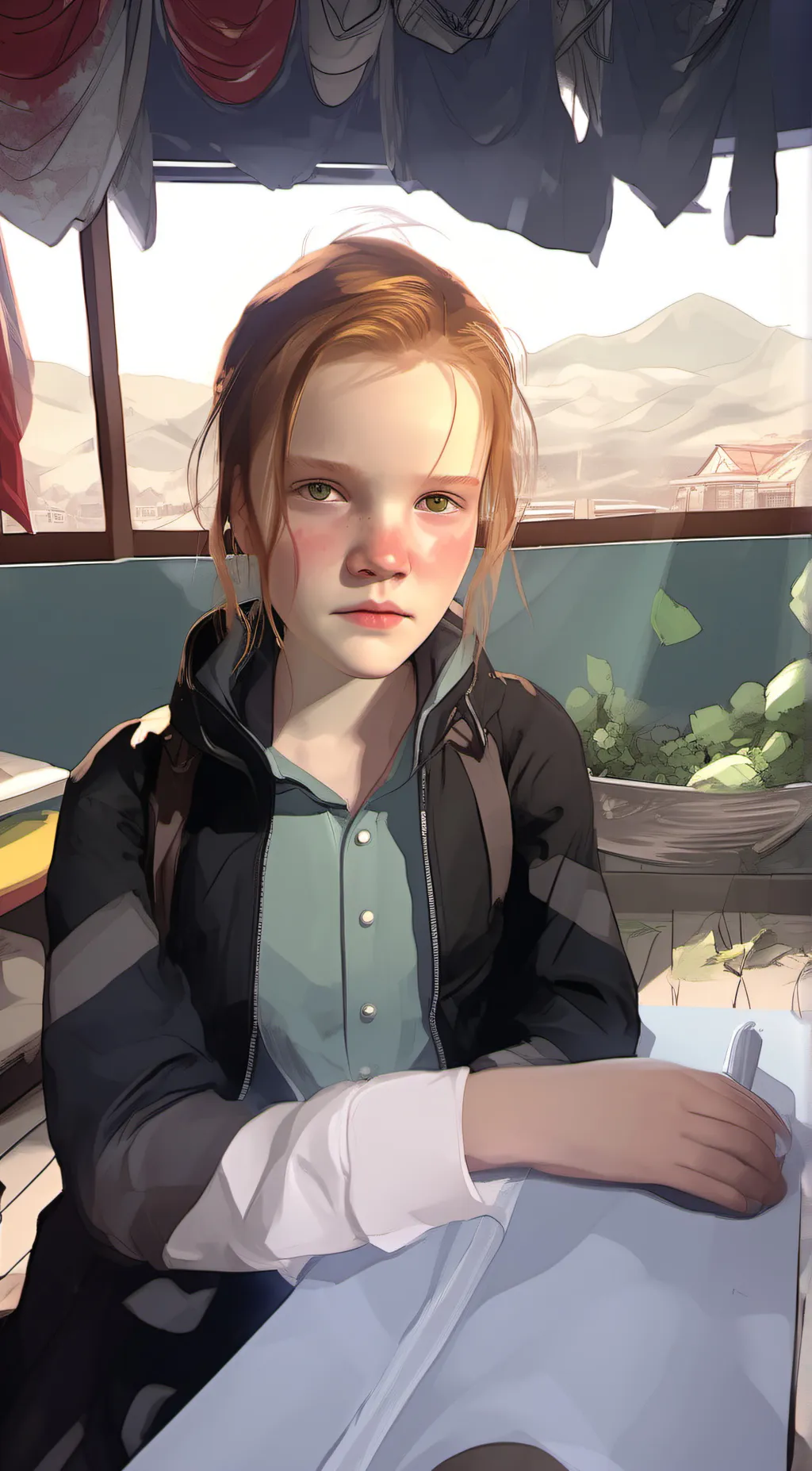 ai character: Esia  background