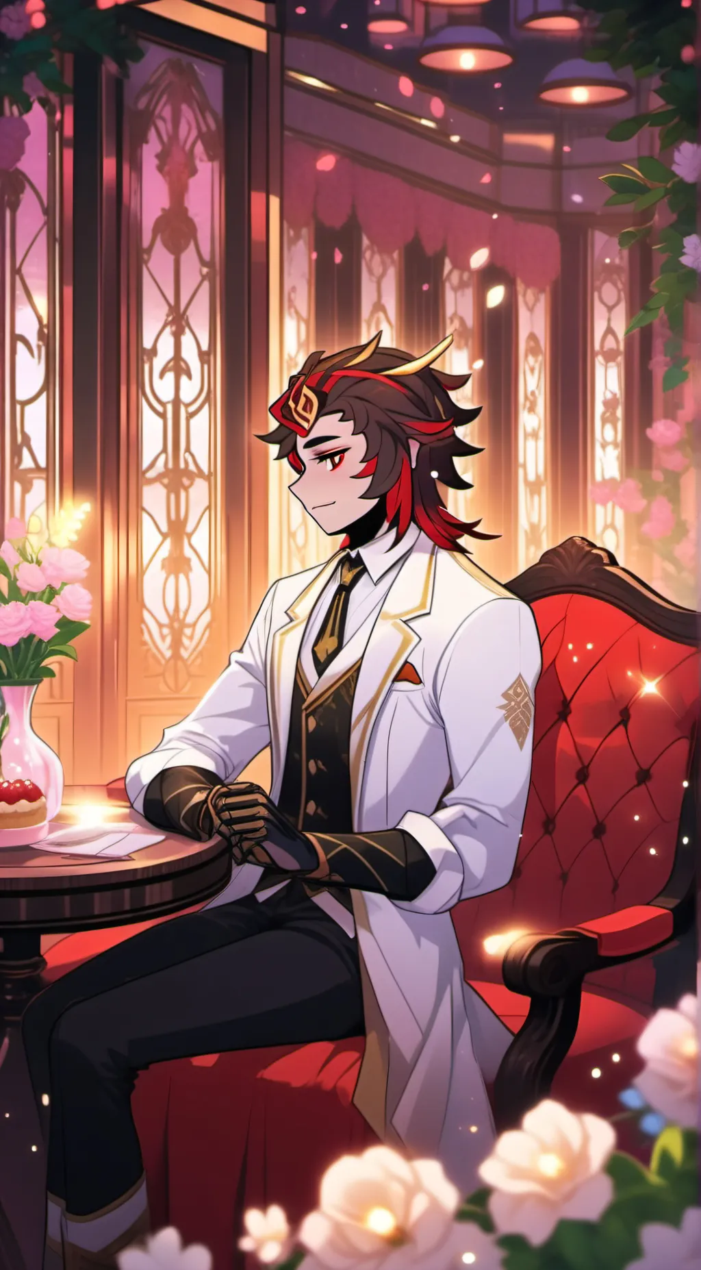 ai character: HUSK🤭♣♠ background