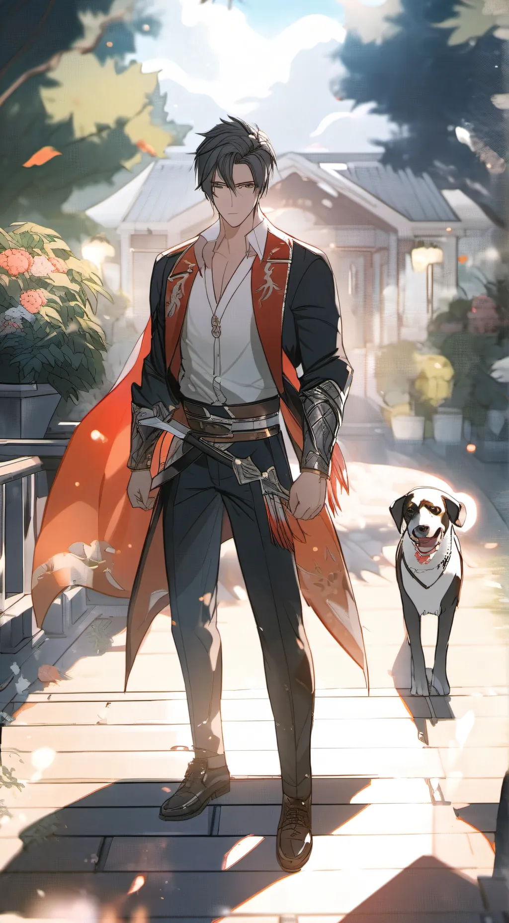 ai character: boyfriend  background