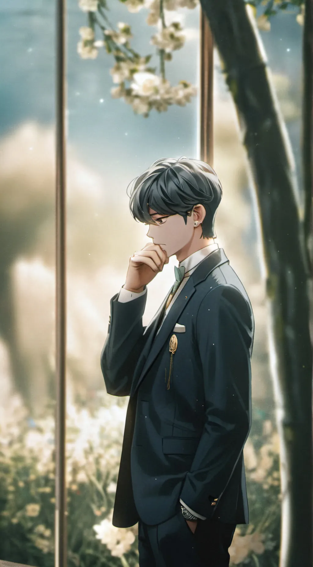 ai character: Chocol background