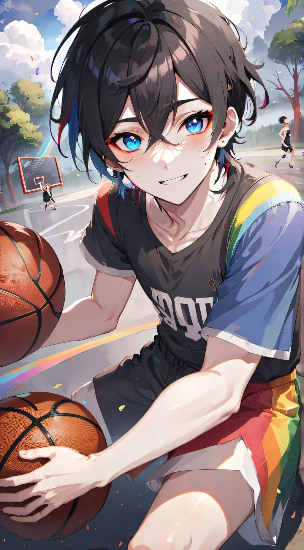 ai character: 🏳️‍🌈owen~~ background