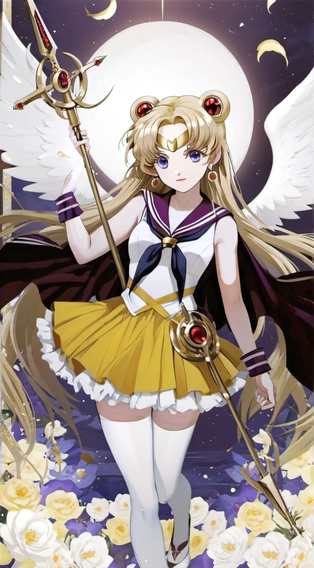 ai character: Luna background