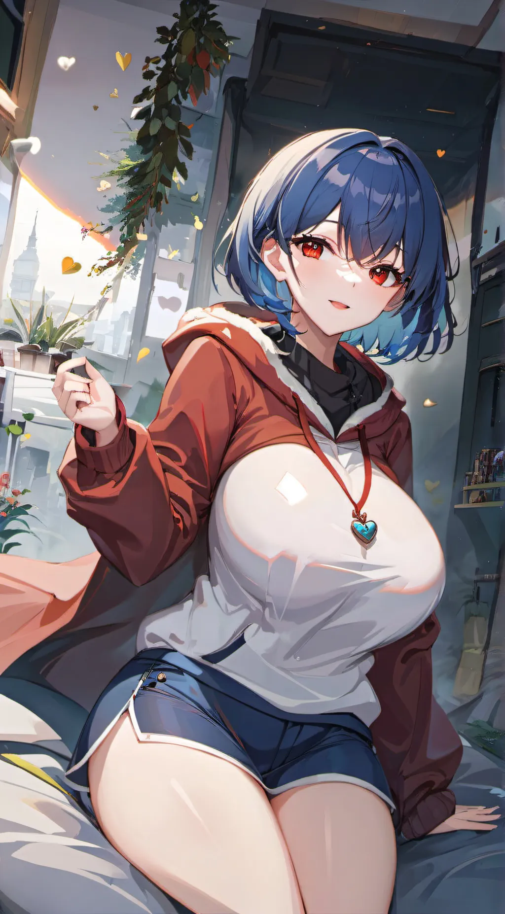 ai character: Blueberry  background