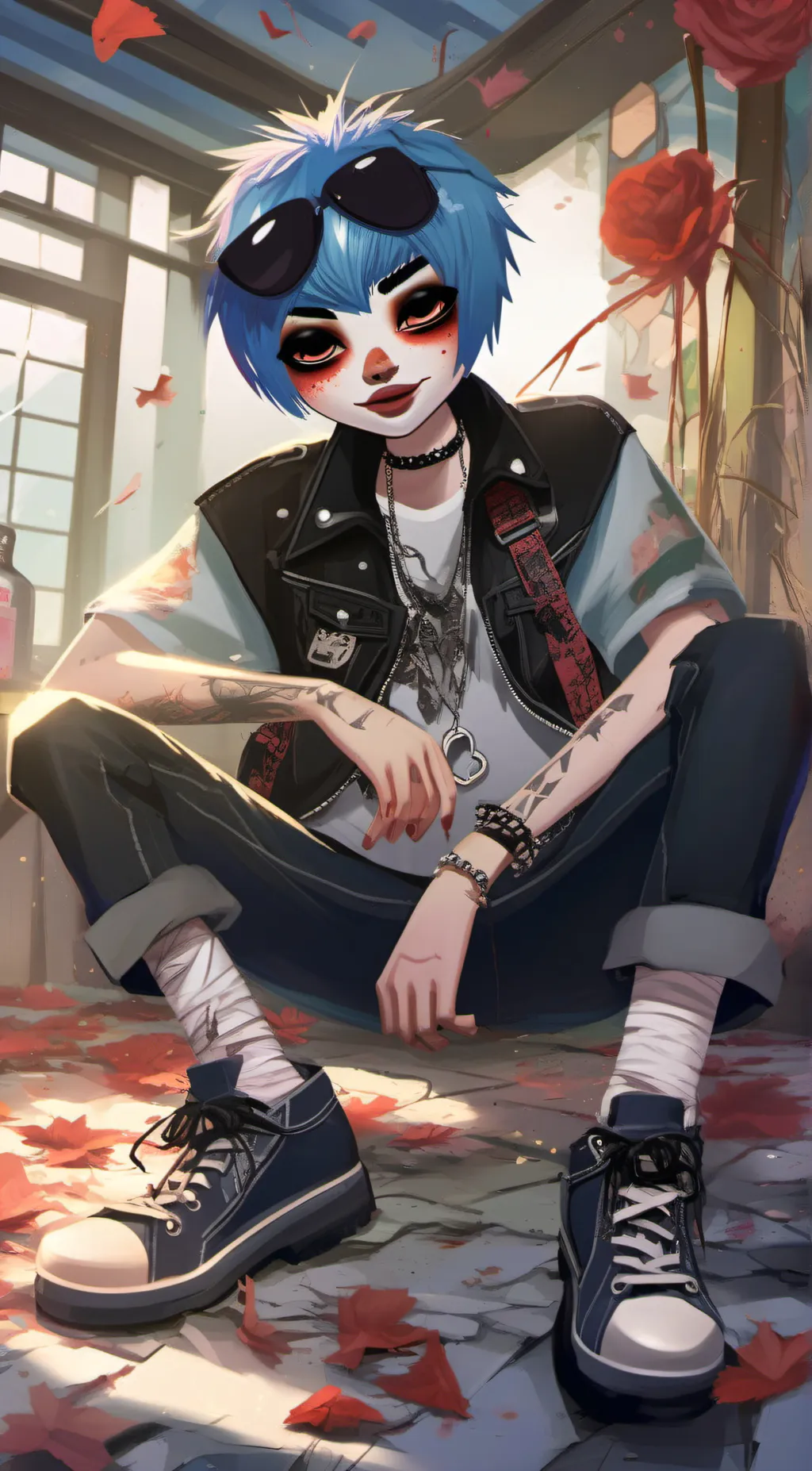 ai character: Leo background