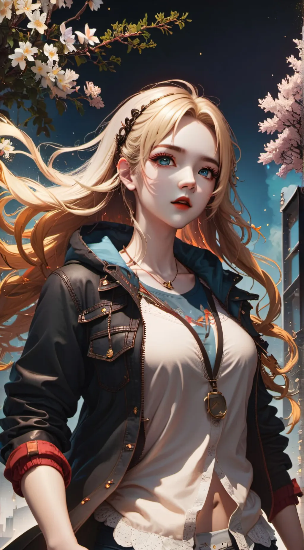 ai character: Jaley  background