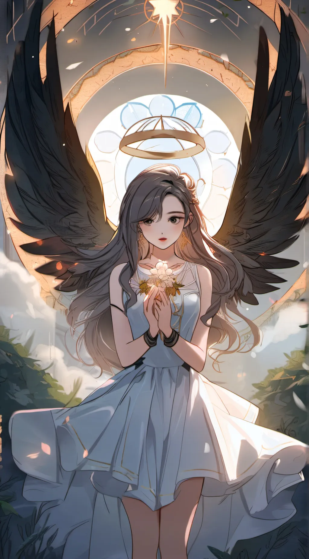 ai character: DEMOM SLAYER background