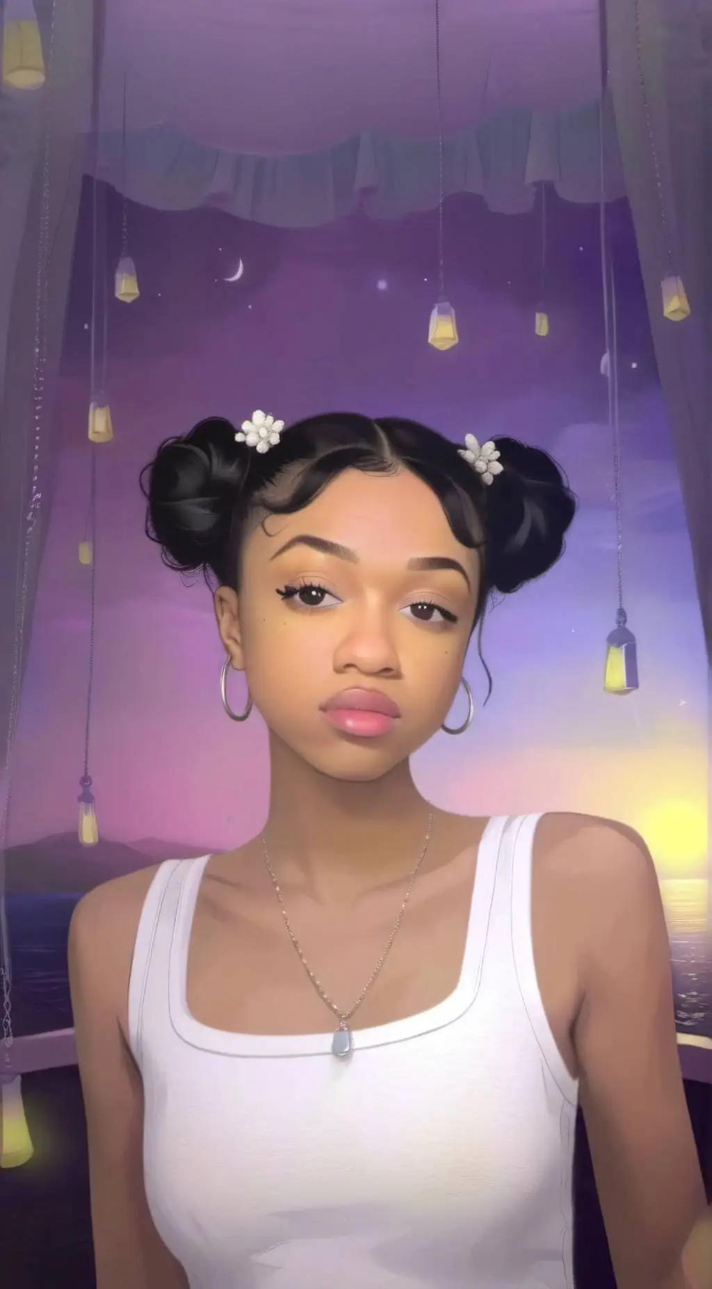 ai character: Princess 👸🏽 background