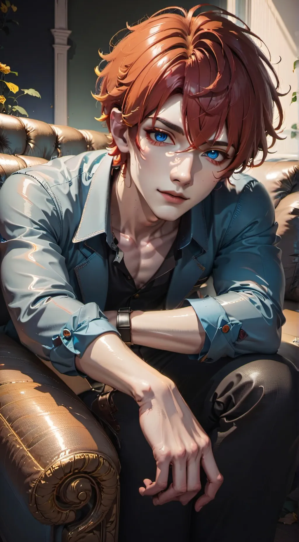 ai character: my brother friend  background