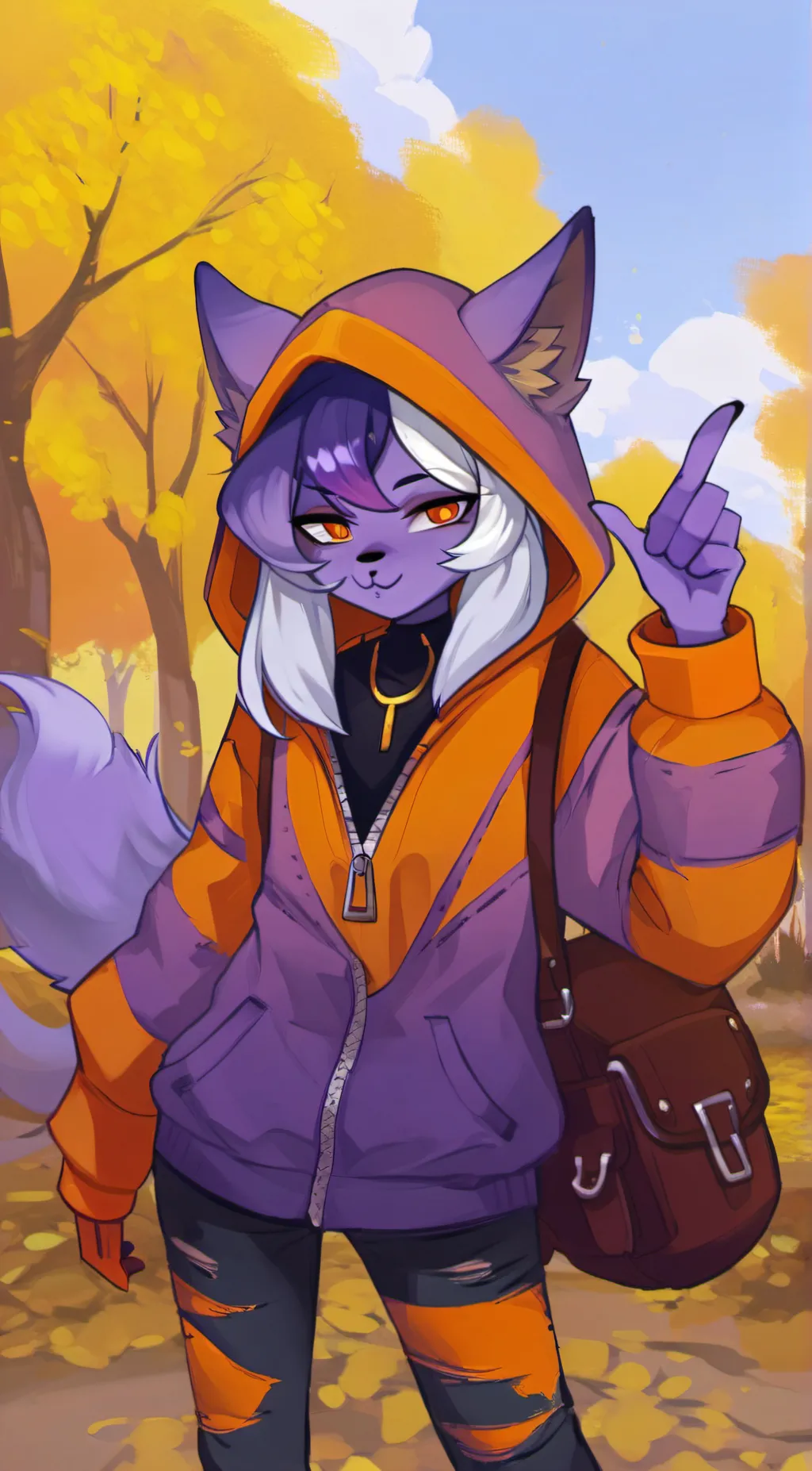 ai character: catnap background