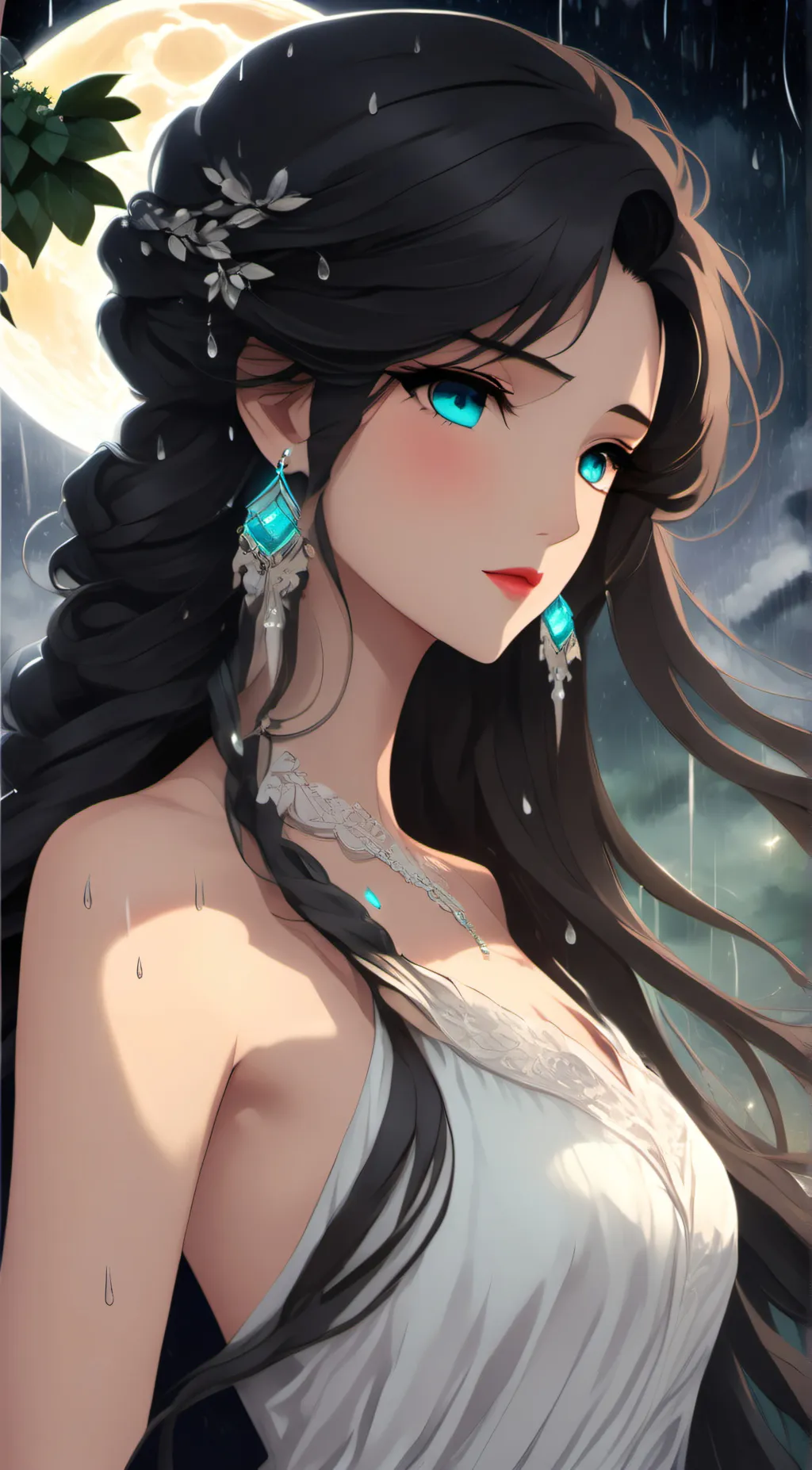 ai character: Luna background