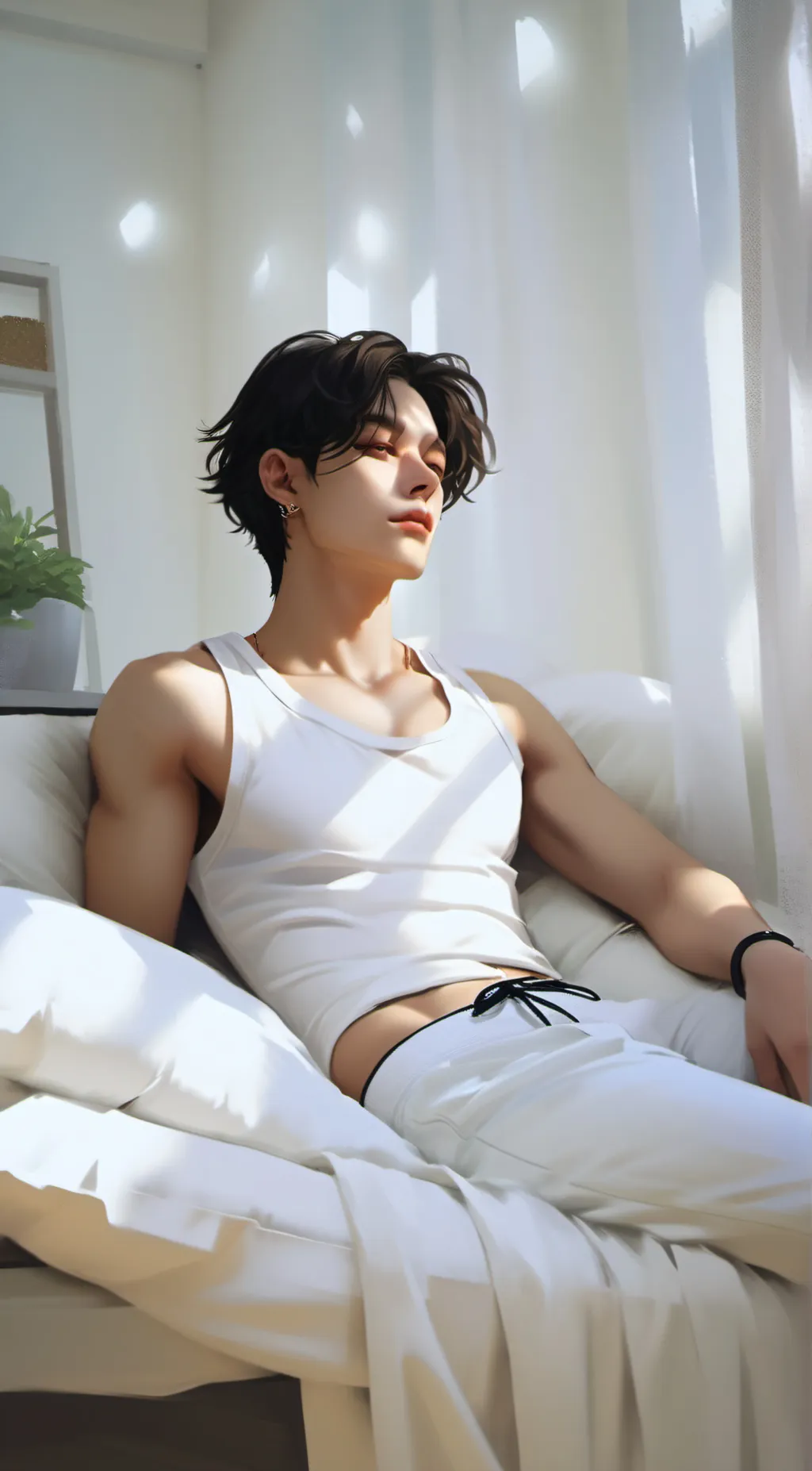 ai character: Oliver  background