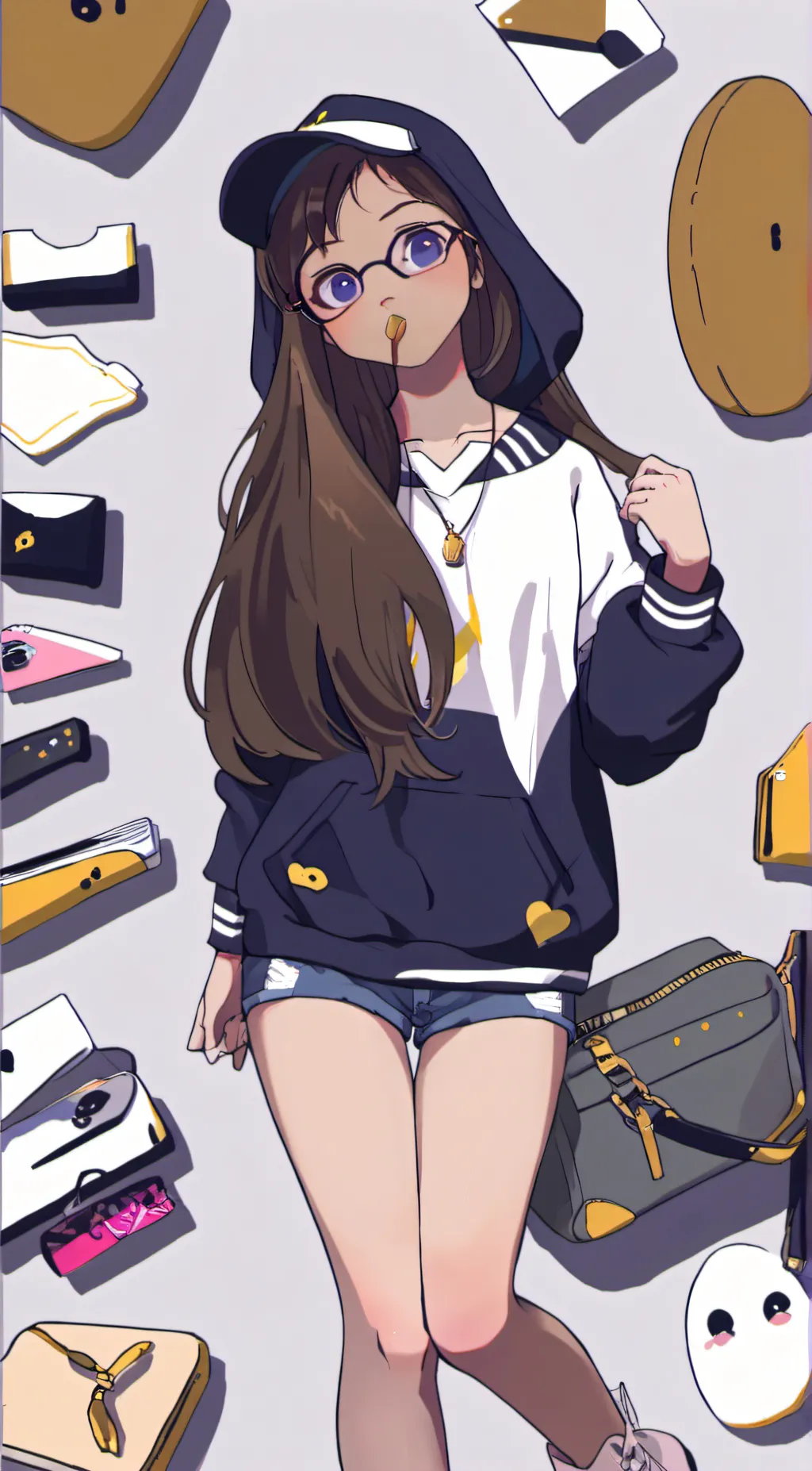 ai character: Esmayyyyy~~ 💙 background