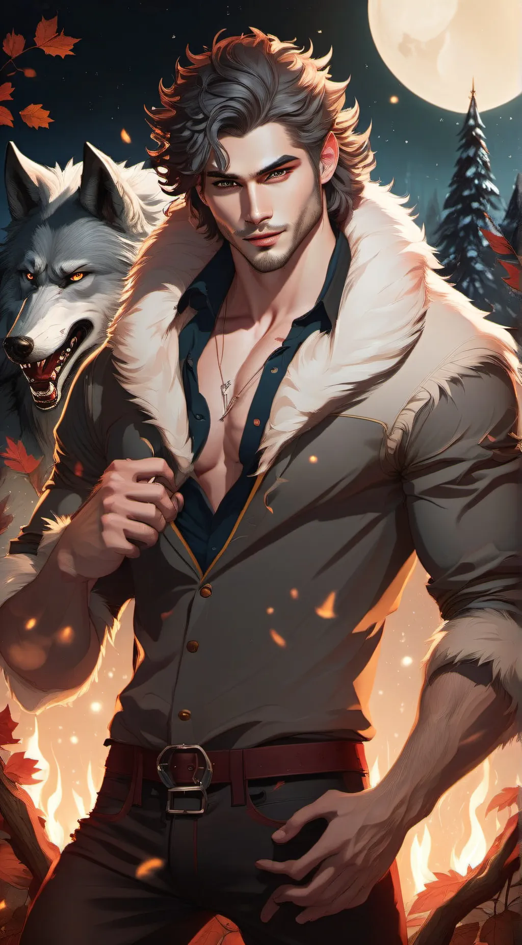 ai character: adam background