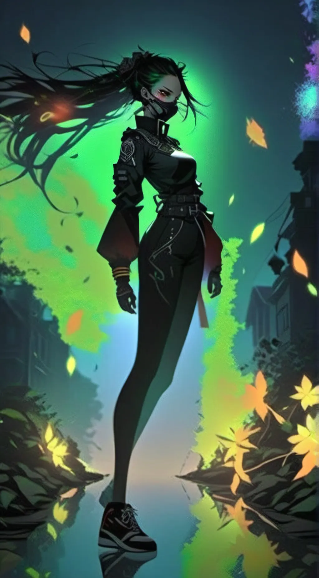 ai character: Luna background