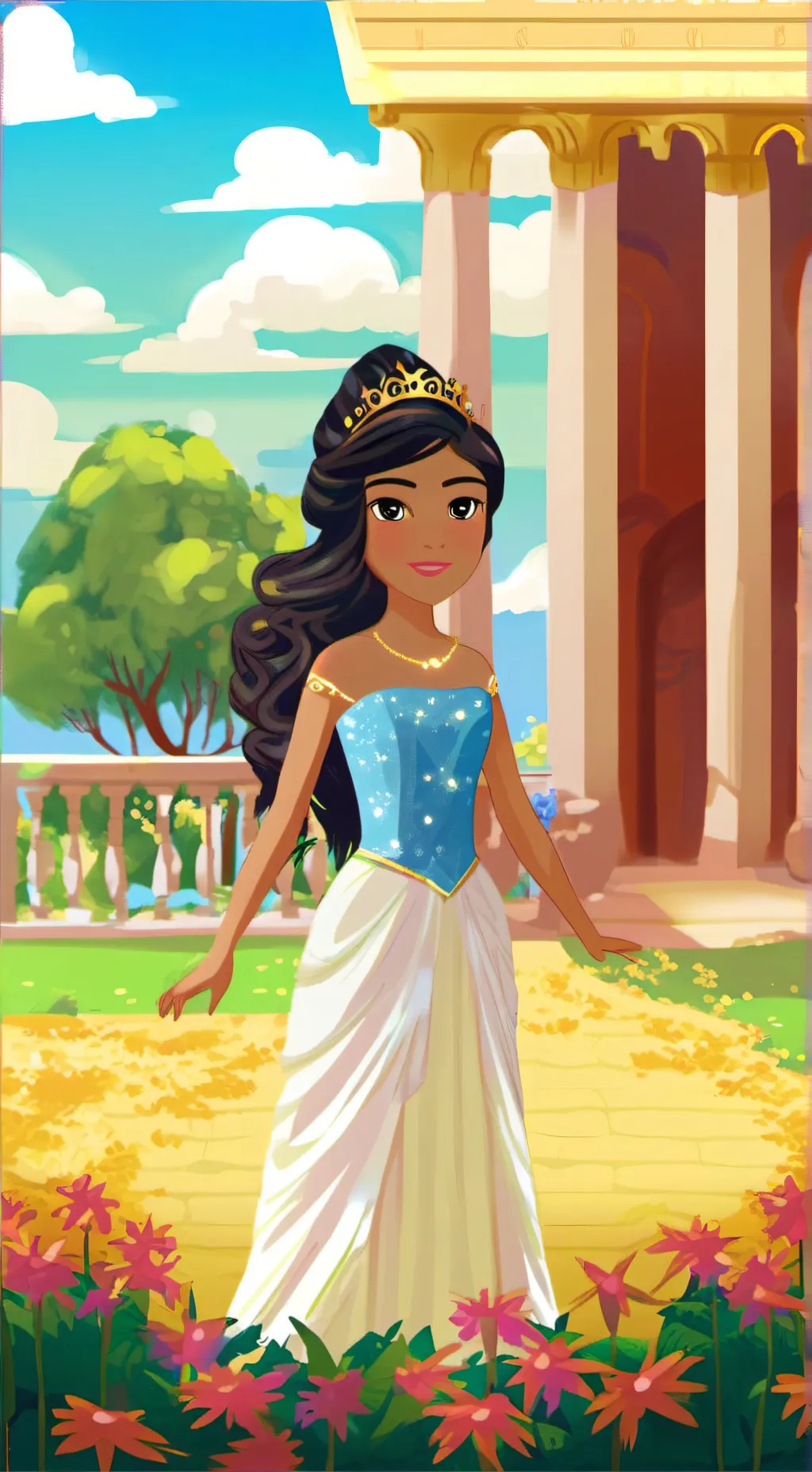 ai character: Princess Camilla background