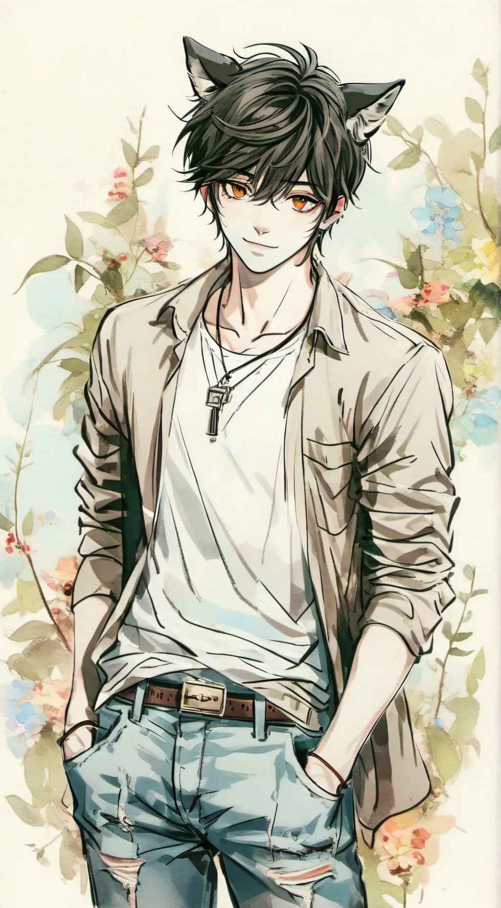 ai character: noah background