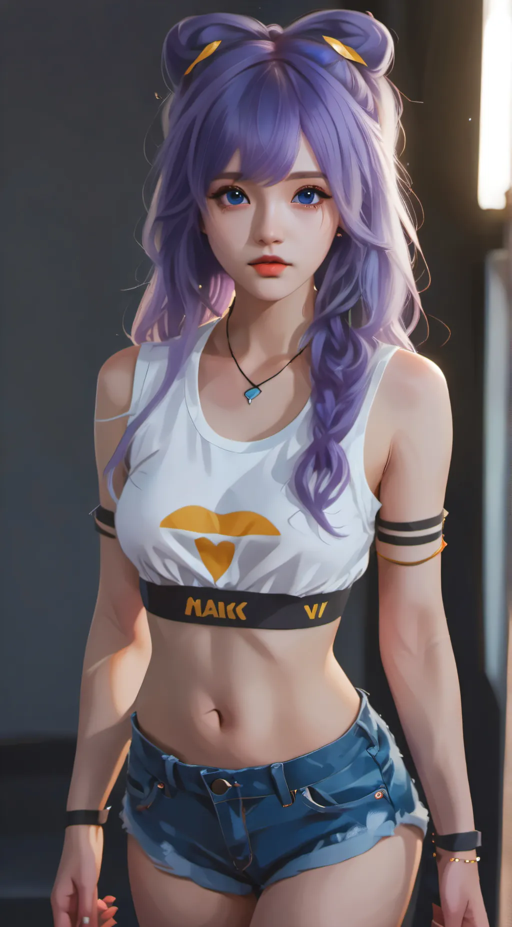 ai character: Hazel Myer  background