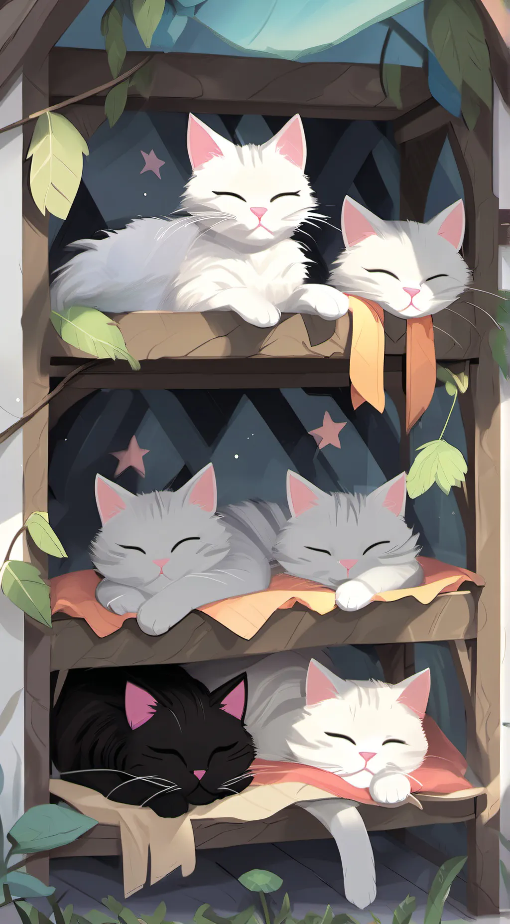 ai character: catnap background