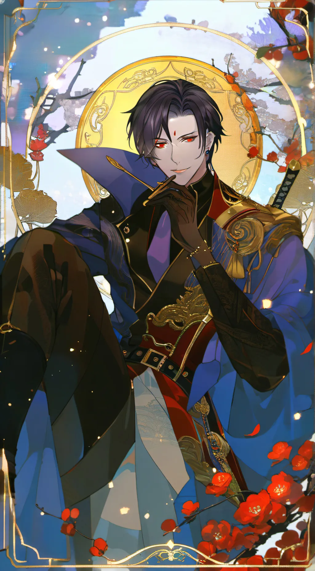 ai character: Otaku  background