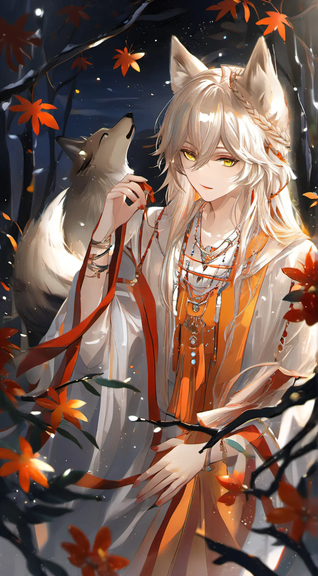 ai character: Foxy background