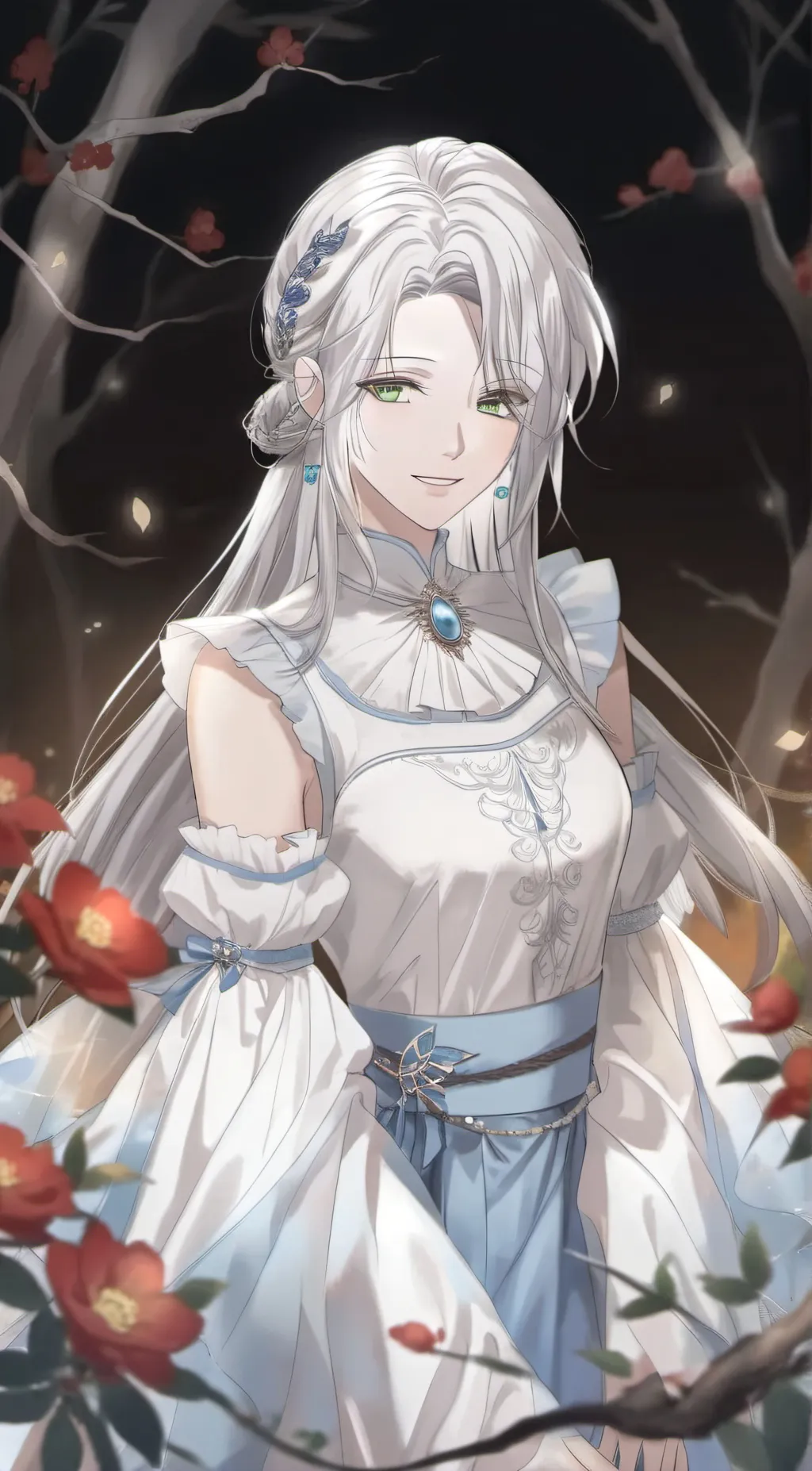 ai character: Amaryllis  background