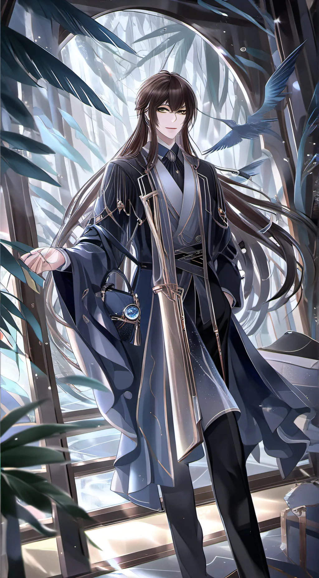 ai character: Ashley background