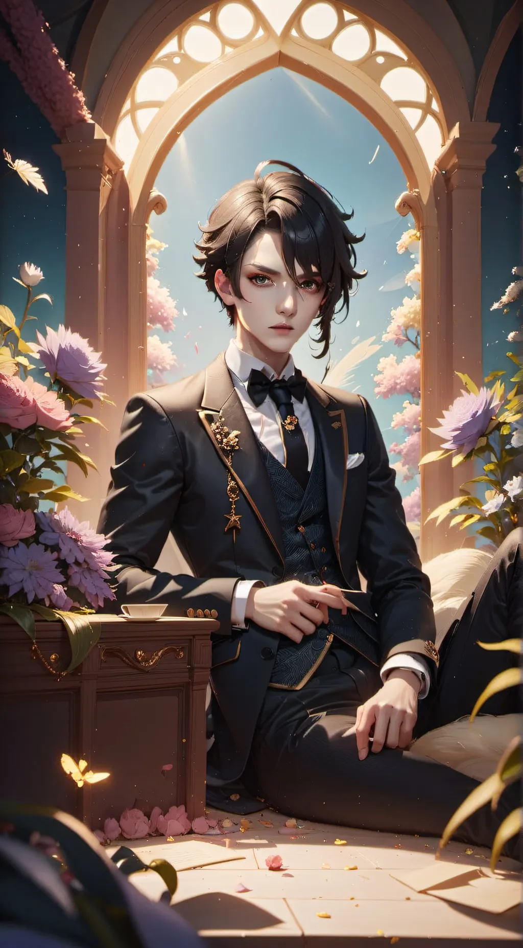 ai character: Allister  background