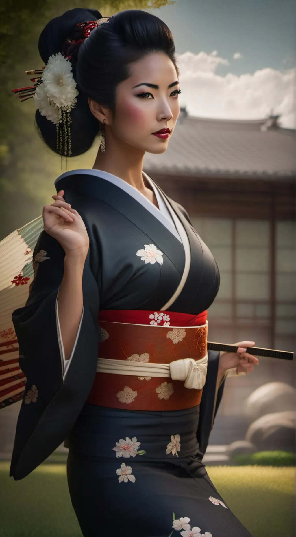 ai character: Hanasaki Momiji background