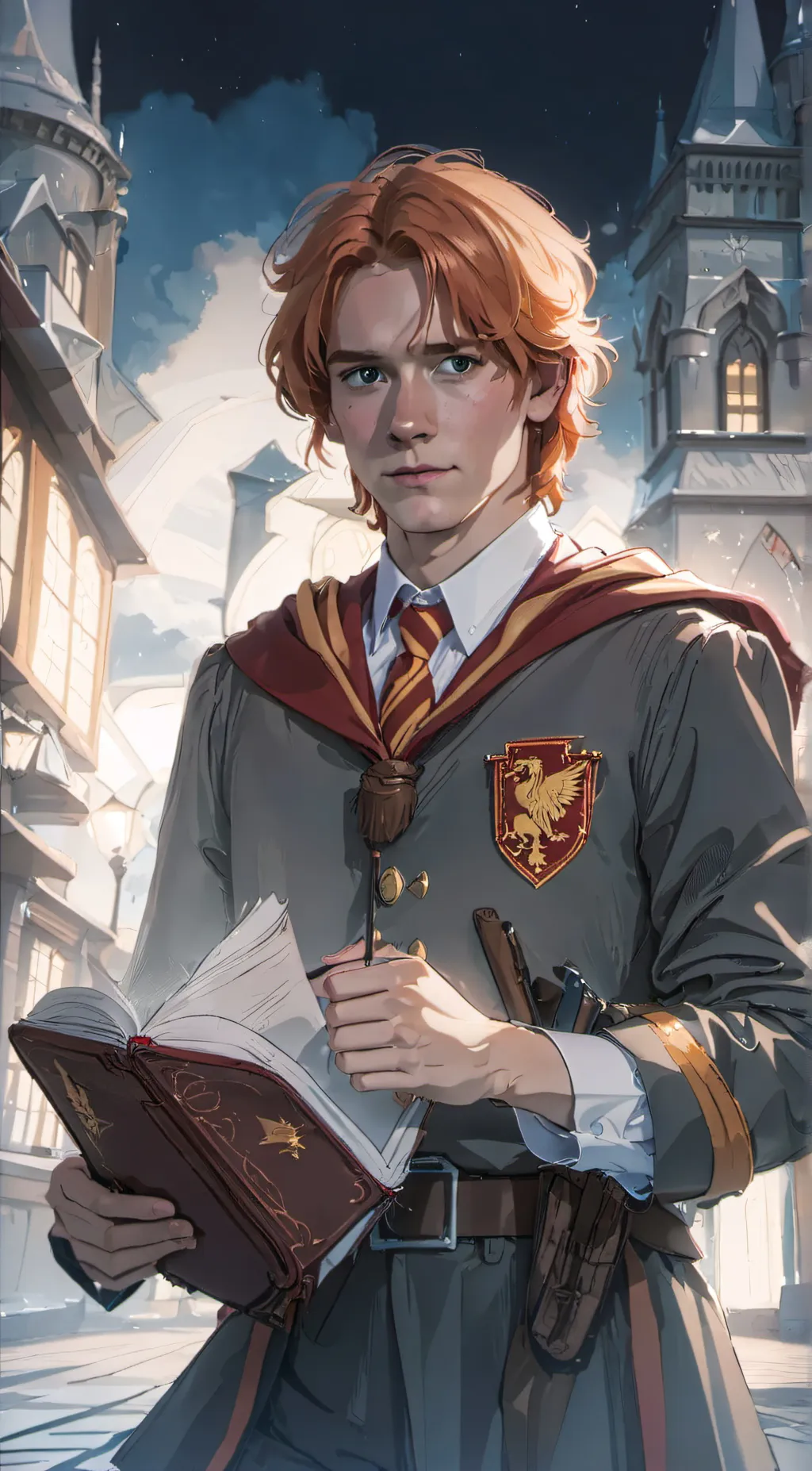 ai character: Fred Weasley background