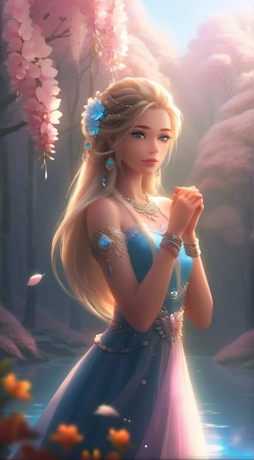 ai character: lily  background