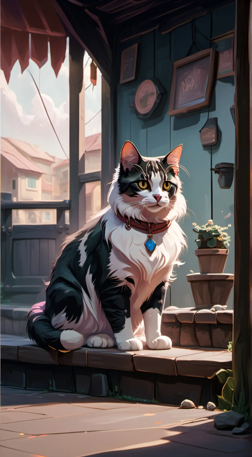 ai character: copycat background