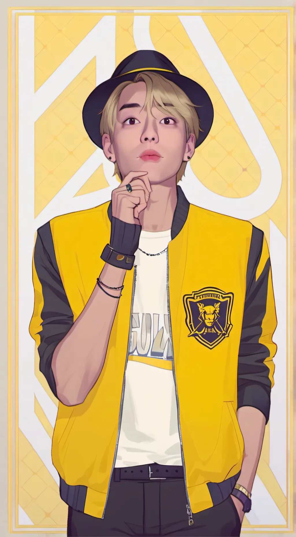 ai character: Aaden  background