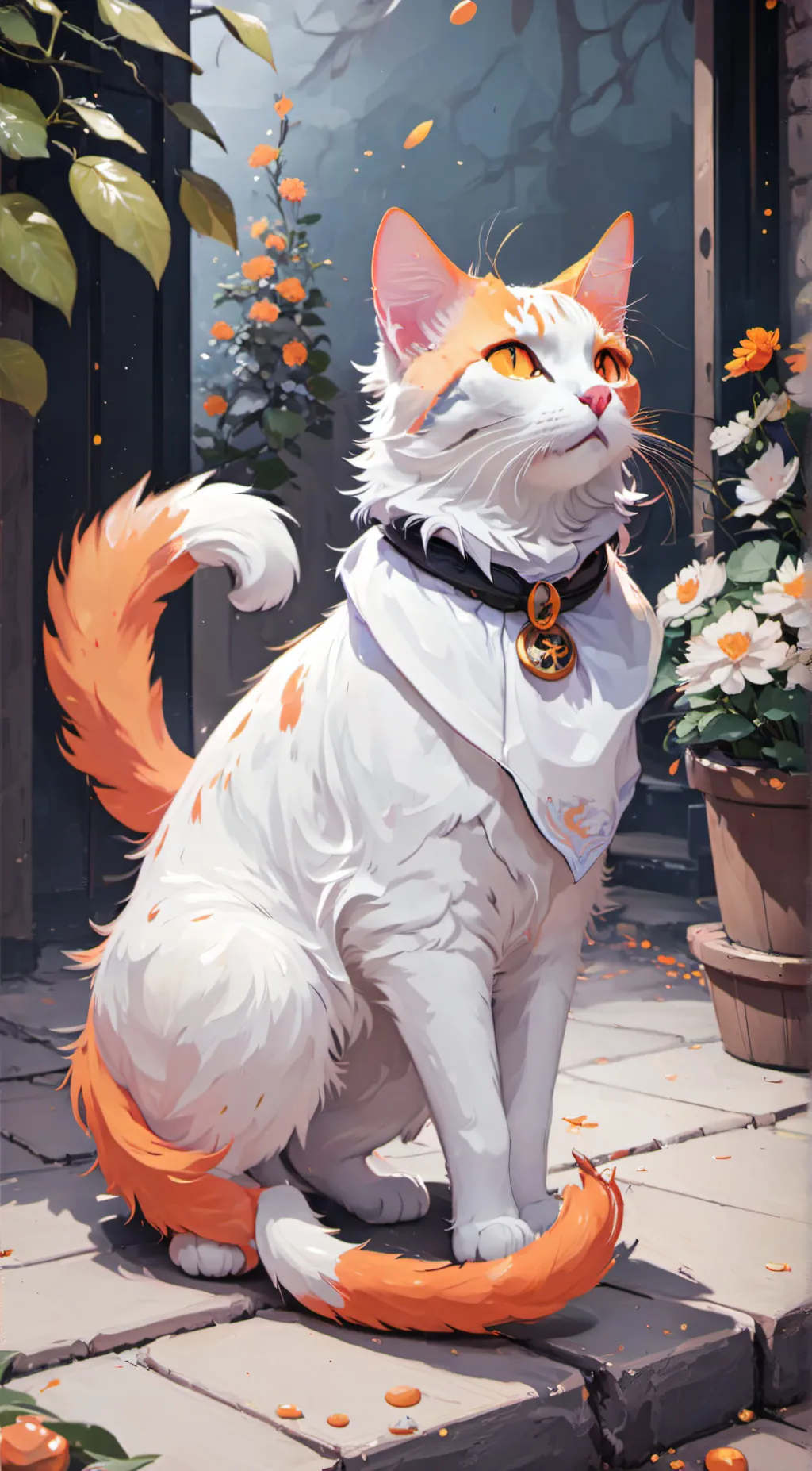 ai character: Mochi background