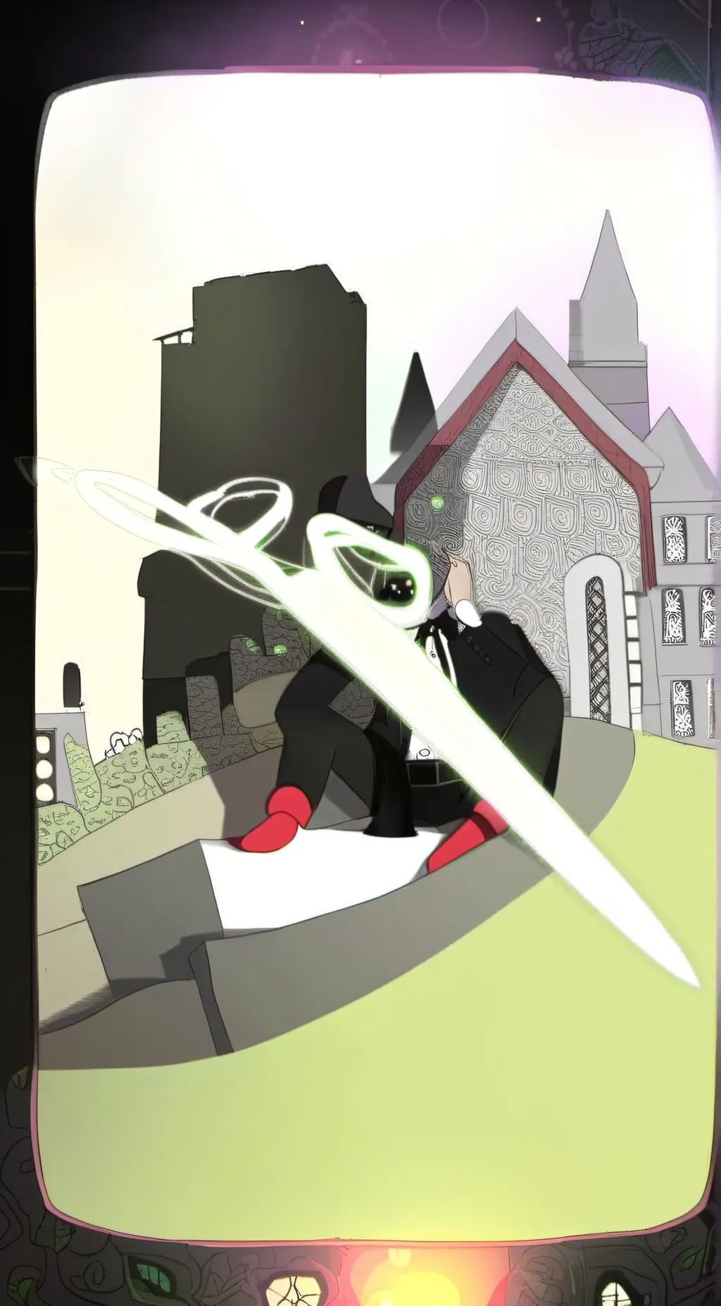 ai character: Large family st background