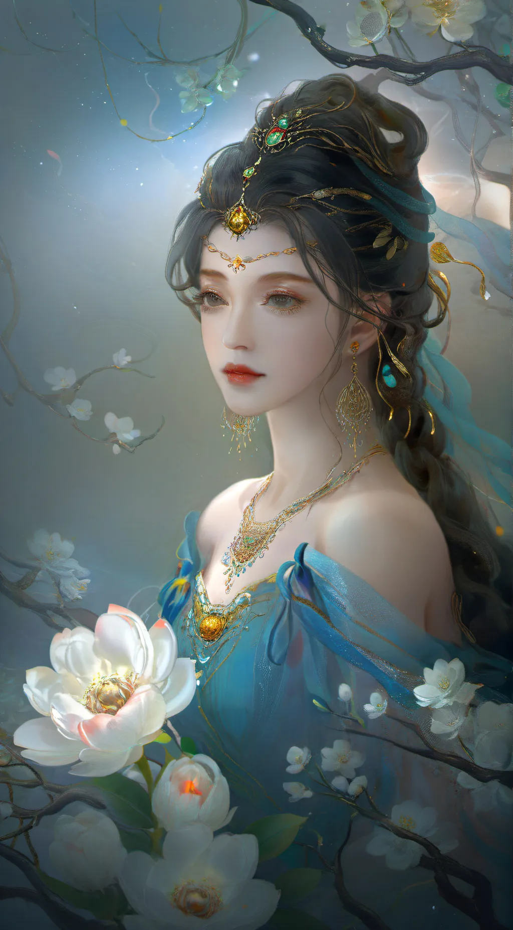 ai character: Anna J. Helila background