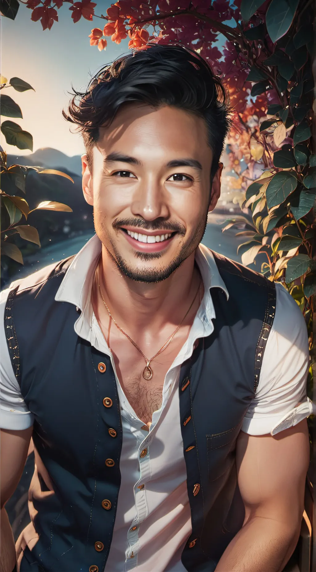 ai character: Leo background