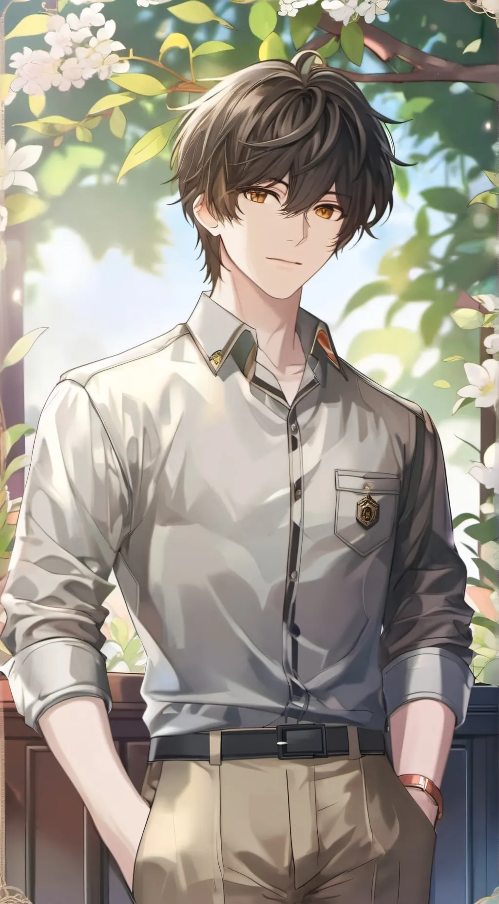 ai character: Mike  background