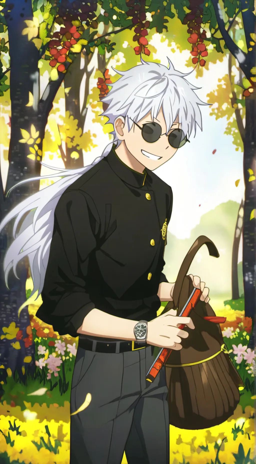 ai character: Gojo Satoru background