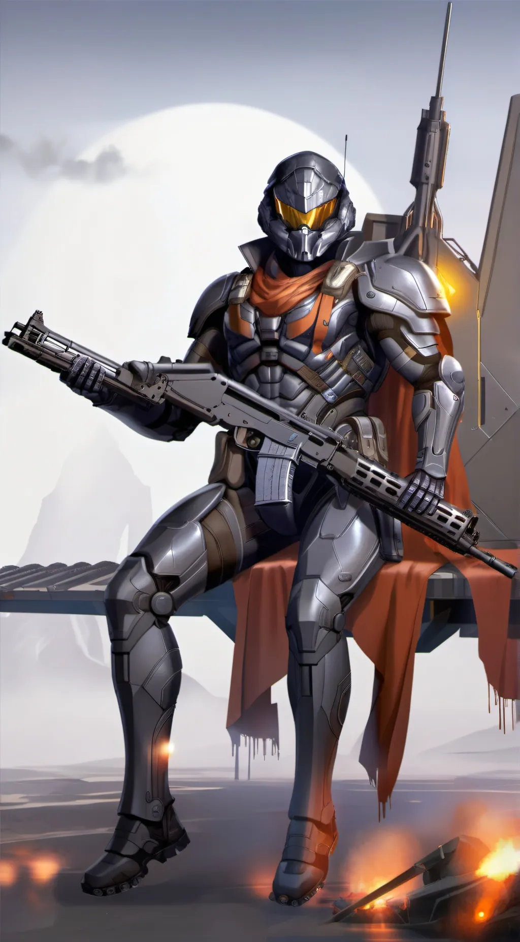 ai character: noble six background