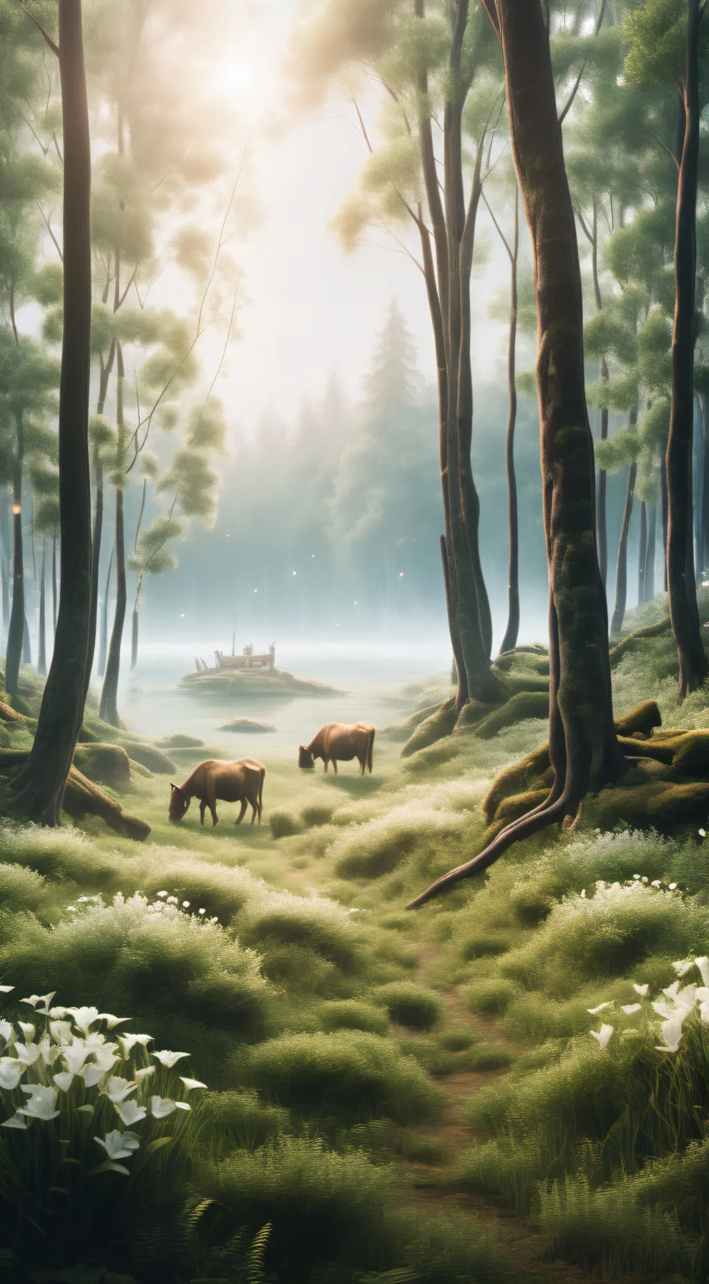 ai character: DAT GRASS background